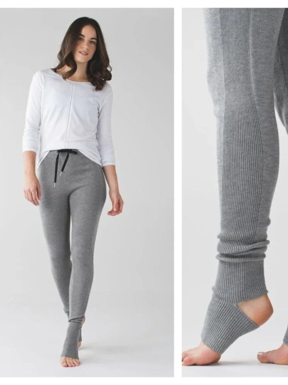 Lululemon Sweet Savasana Sweater Pant 8 Heathered Medium Grey